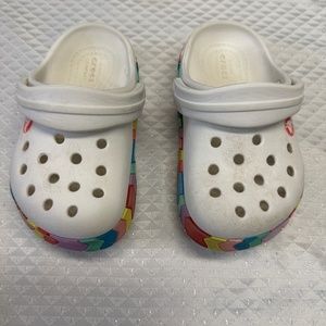 White Baby Crocs